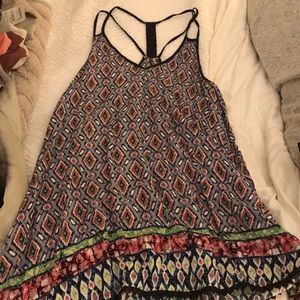 women’s colorful dress